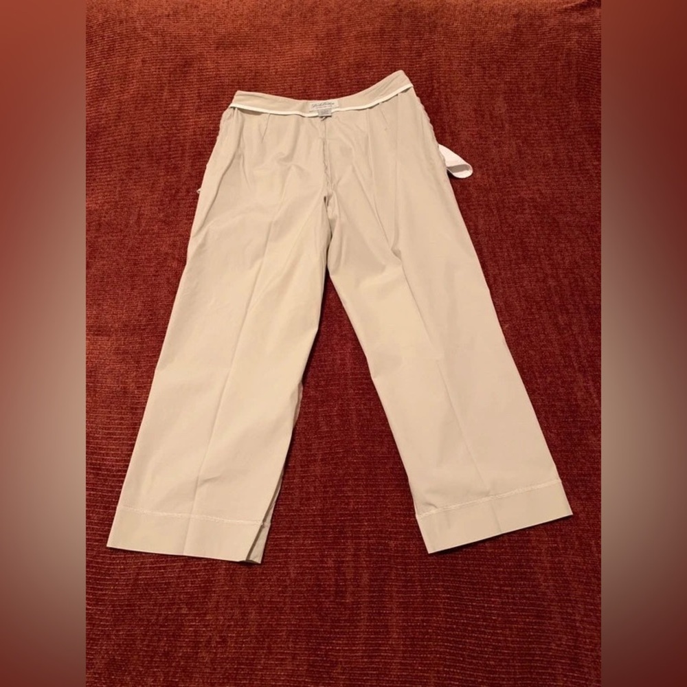 Beige Relaxed Fit Business Casual Pants - Picture 7 of 8